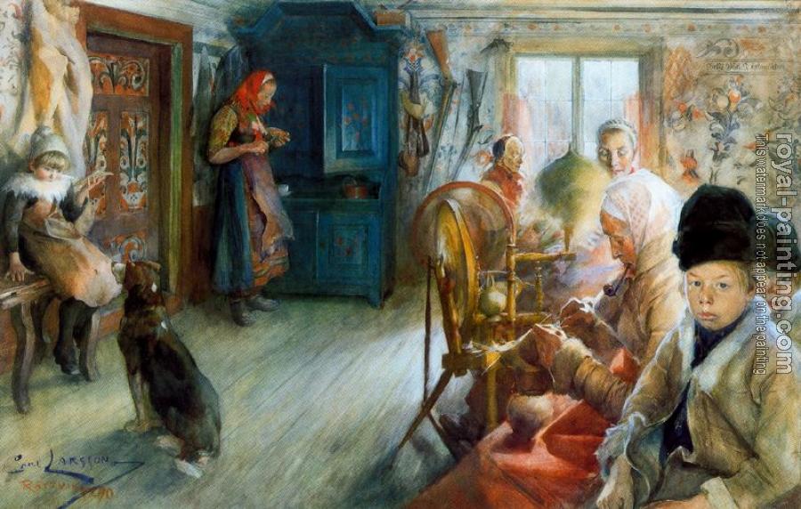 Carl Larsson : The Winter Cottage